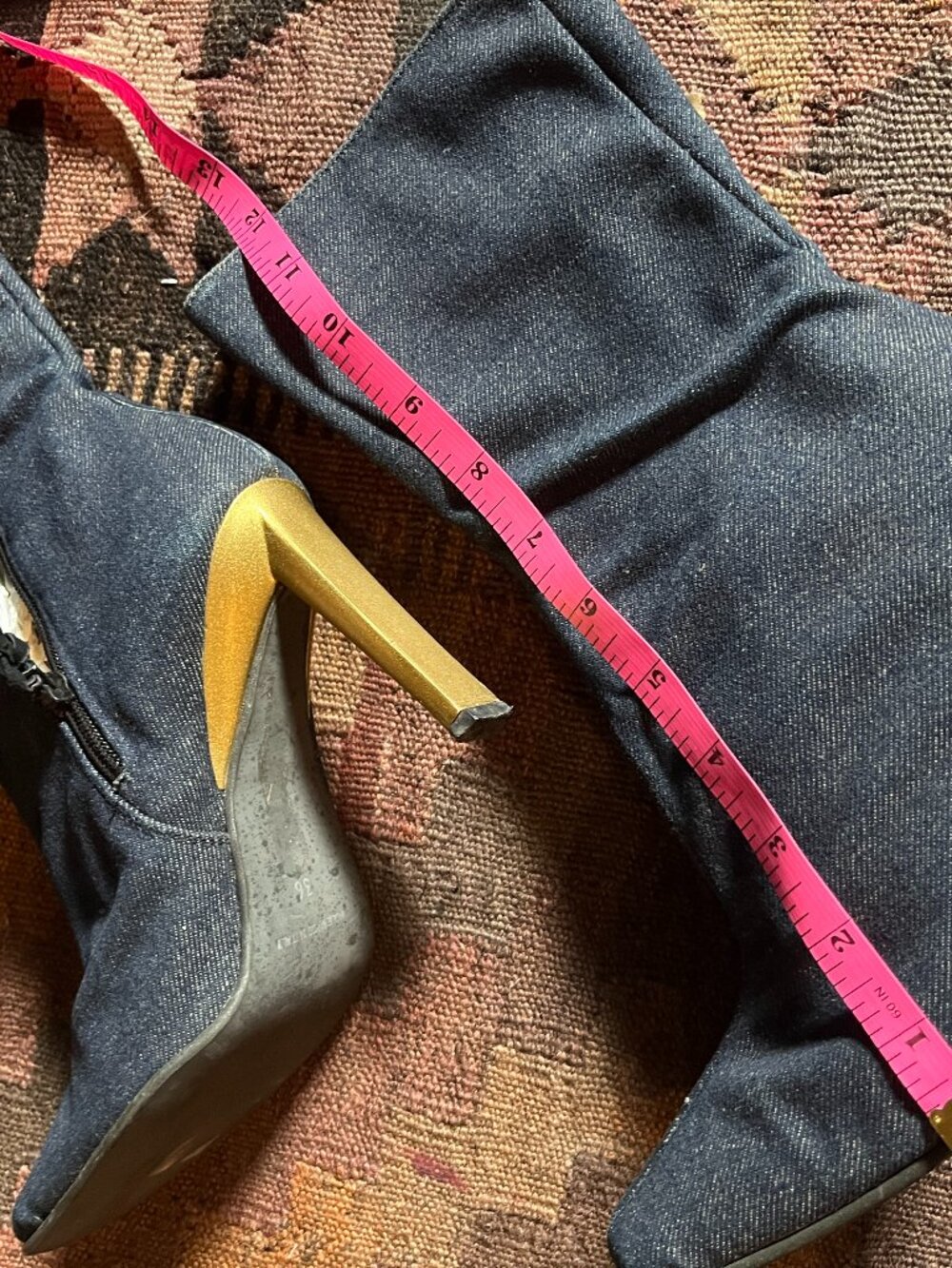 BLUE JEAN BOOT FROM ITALY